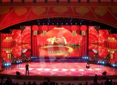 濰坊青州電視臺(tái)V06 、M12LED全彩顯示屏200平方米